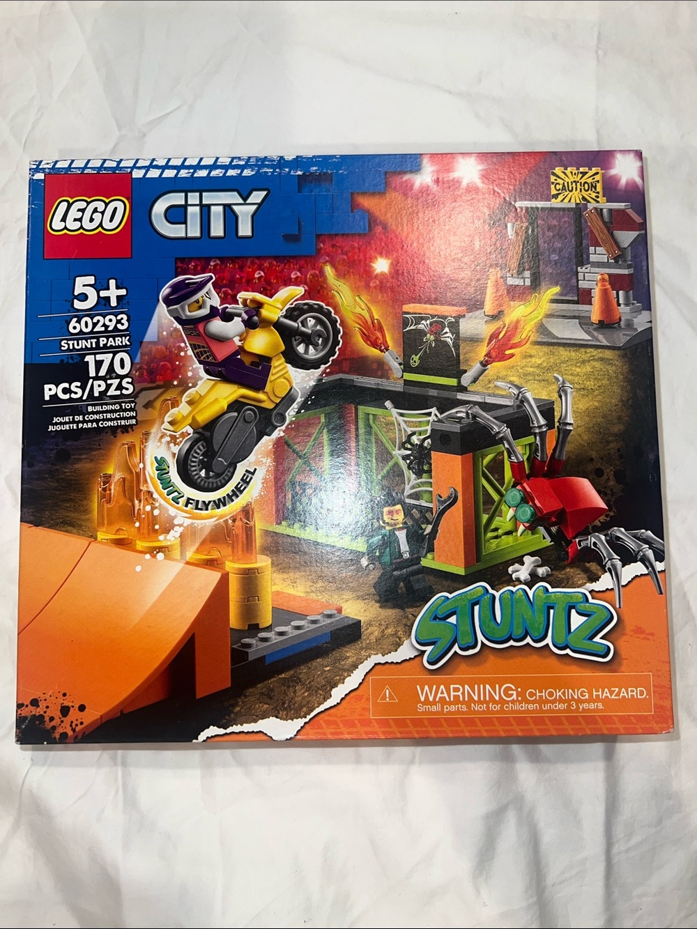 Lego City Stunt Park Playset - Yellow, Red, Orange & Purple